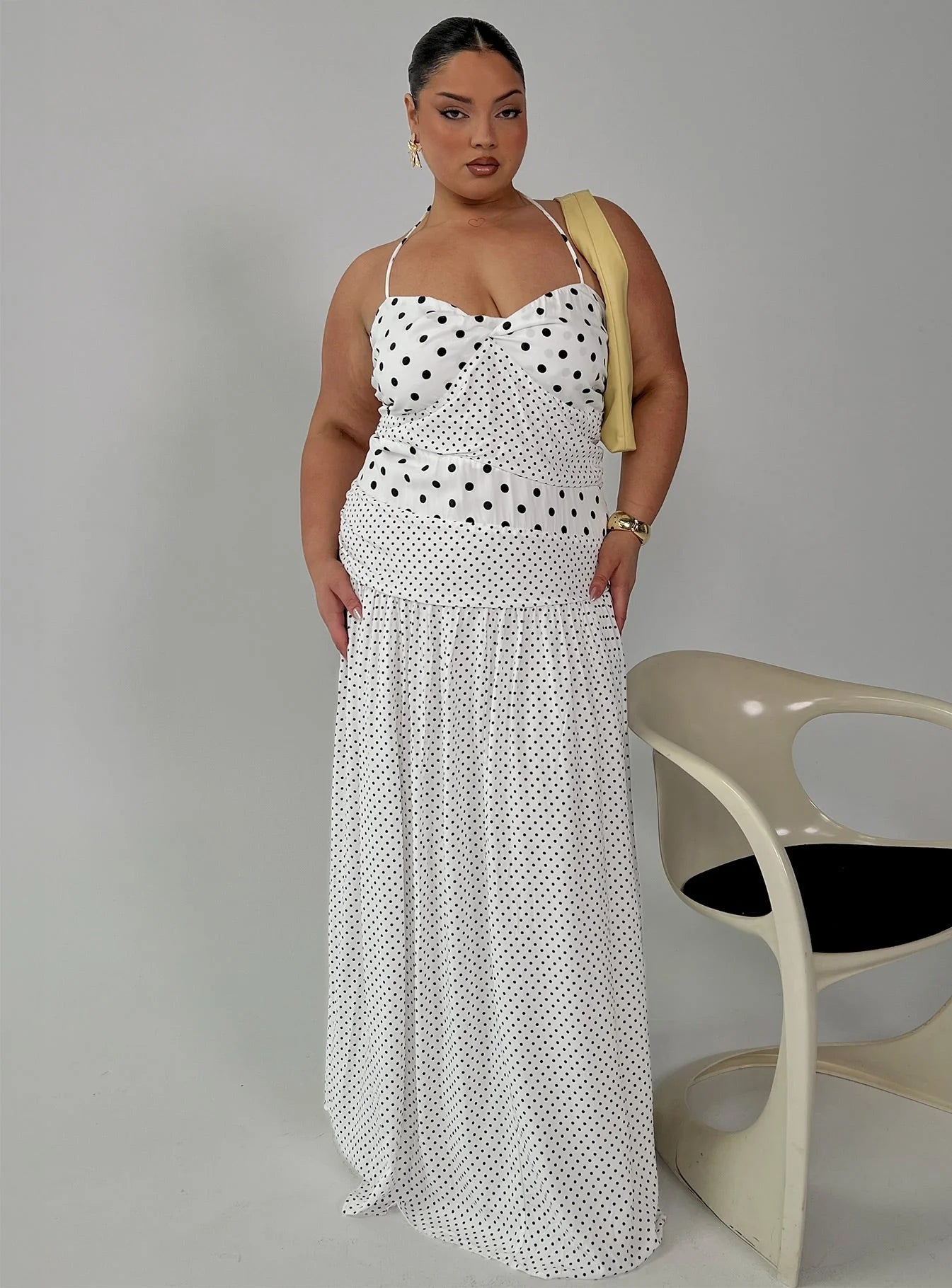halter wedding dress with low back Morilee 