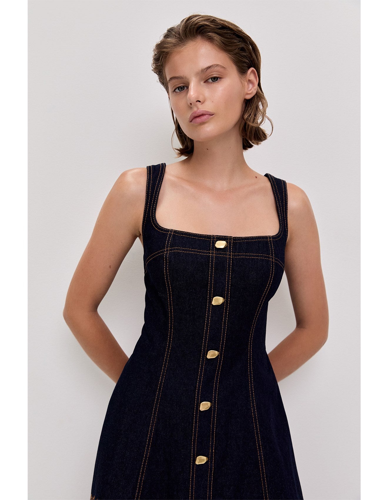 Elora Denim Midi