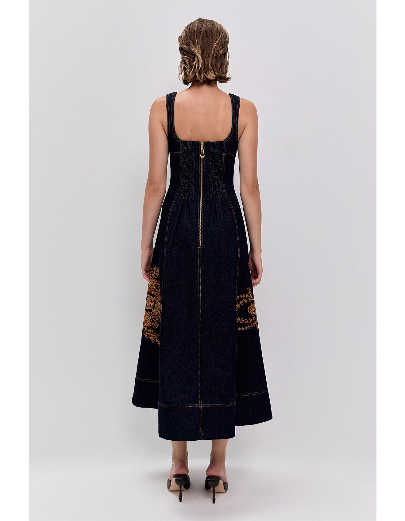 Elora Denim Midi