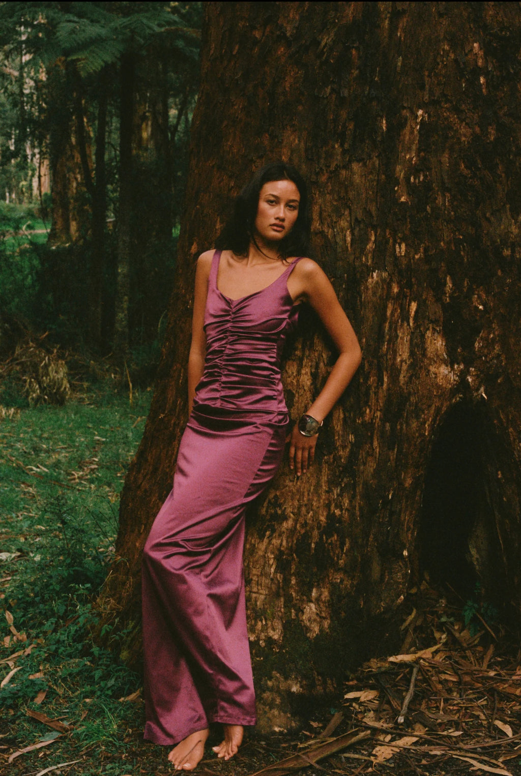 Atlein Gown - Plum