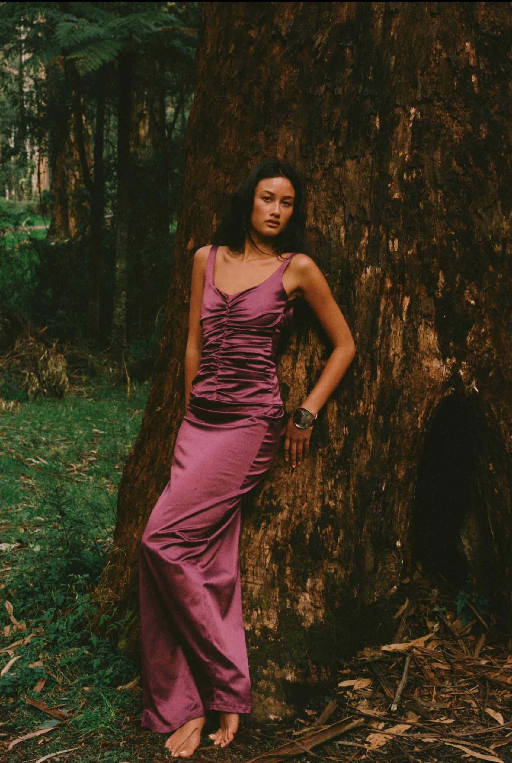 Atlein Gown - Plum