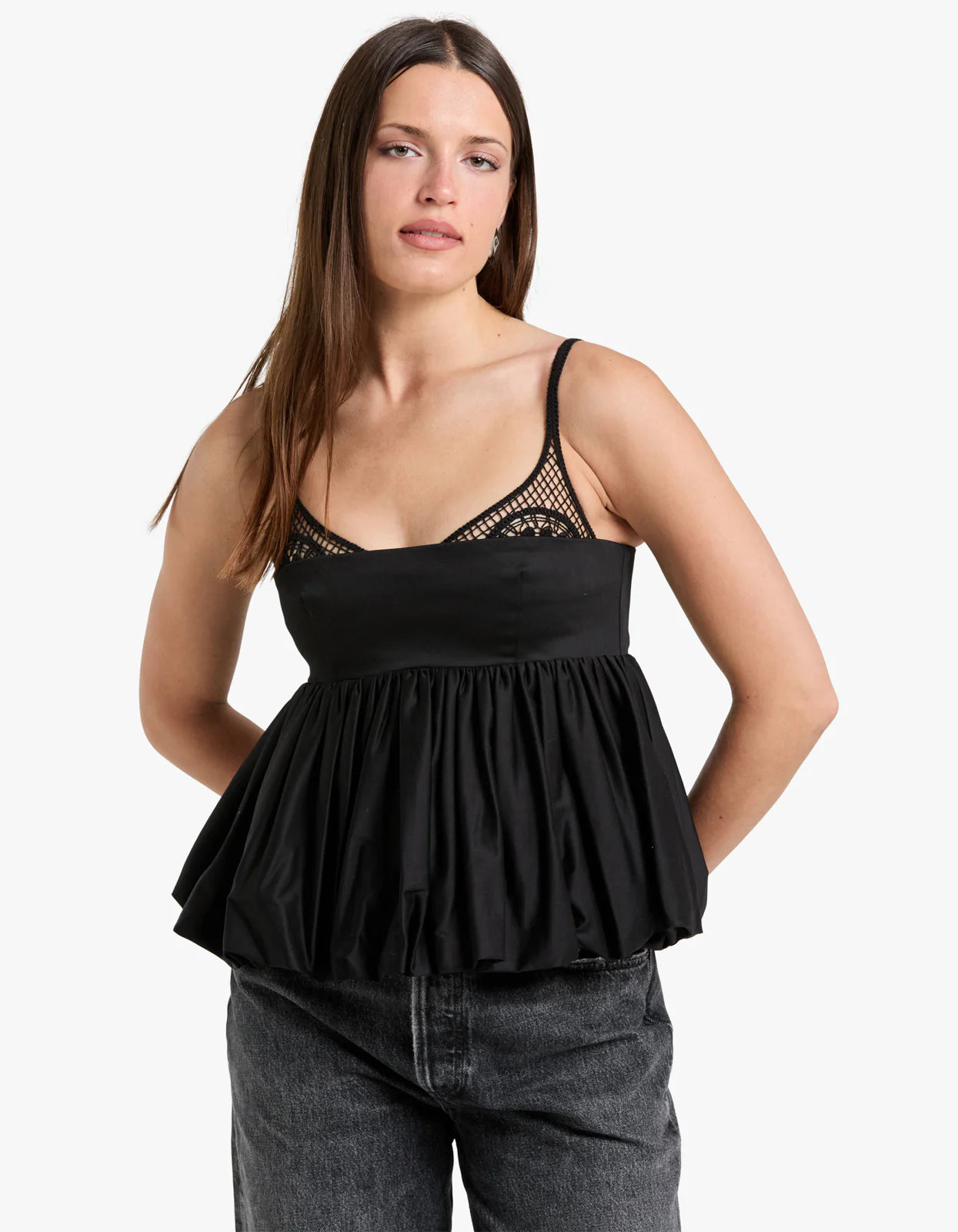 Mimi Peplum Top