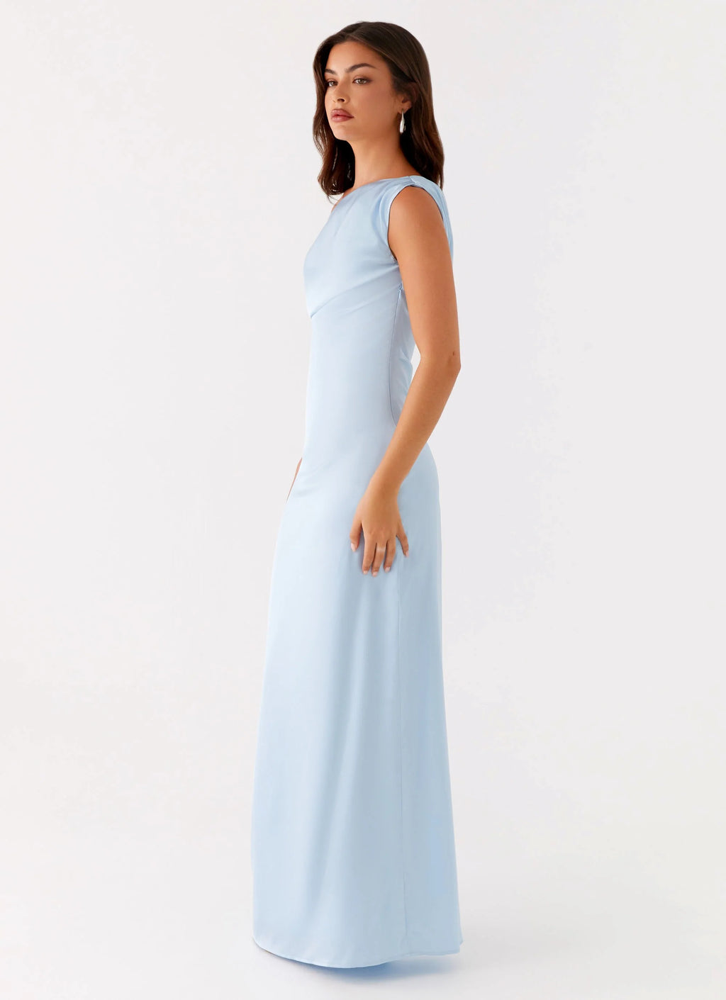 Heart Of Glass Satin Maxi
