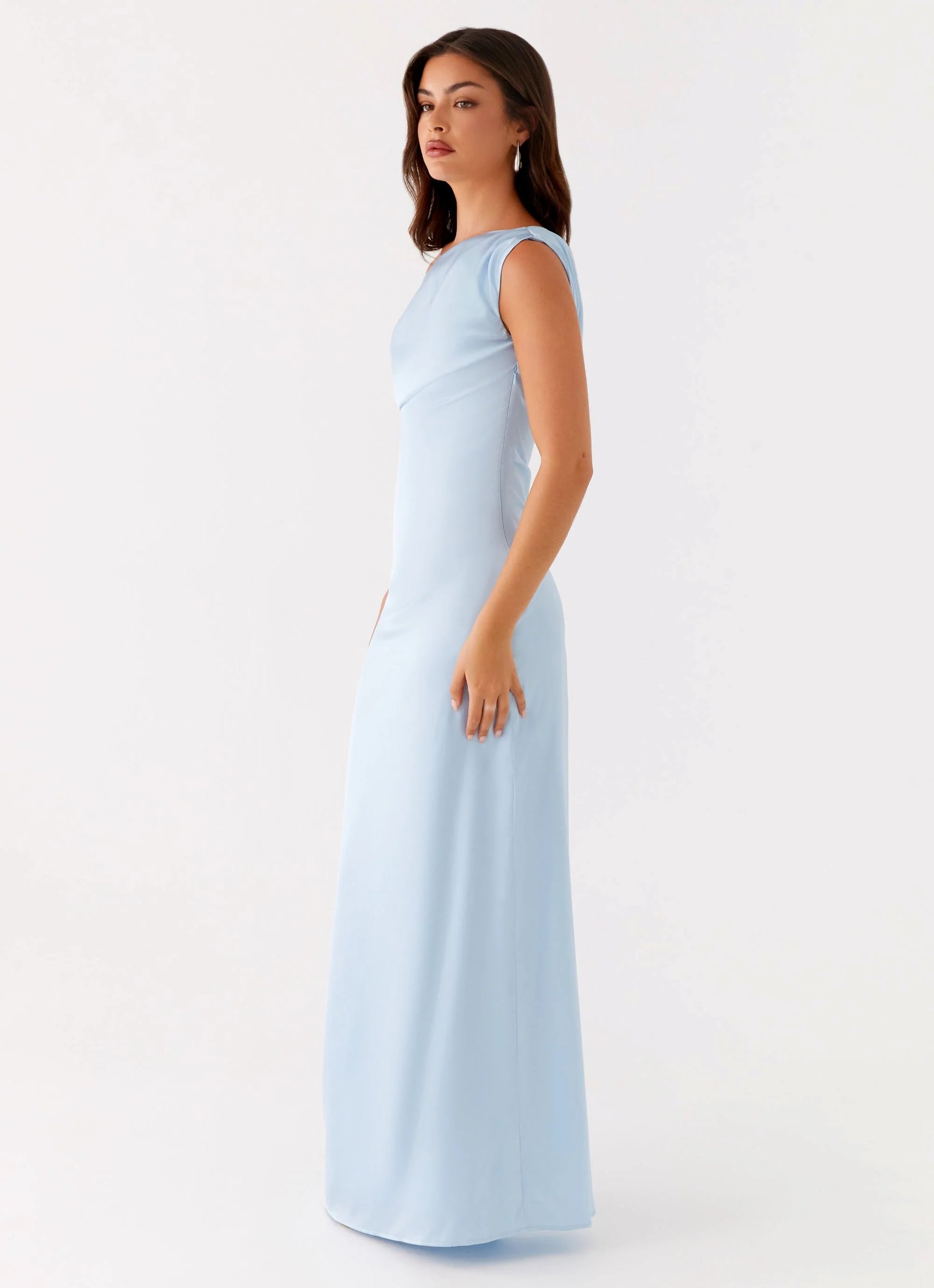 Heart Of Glass Satin Maxi