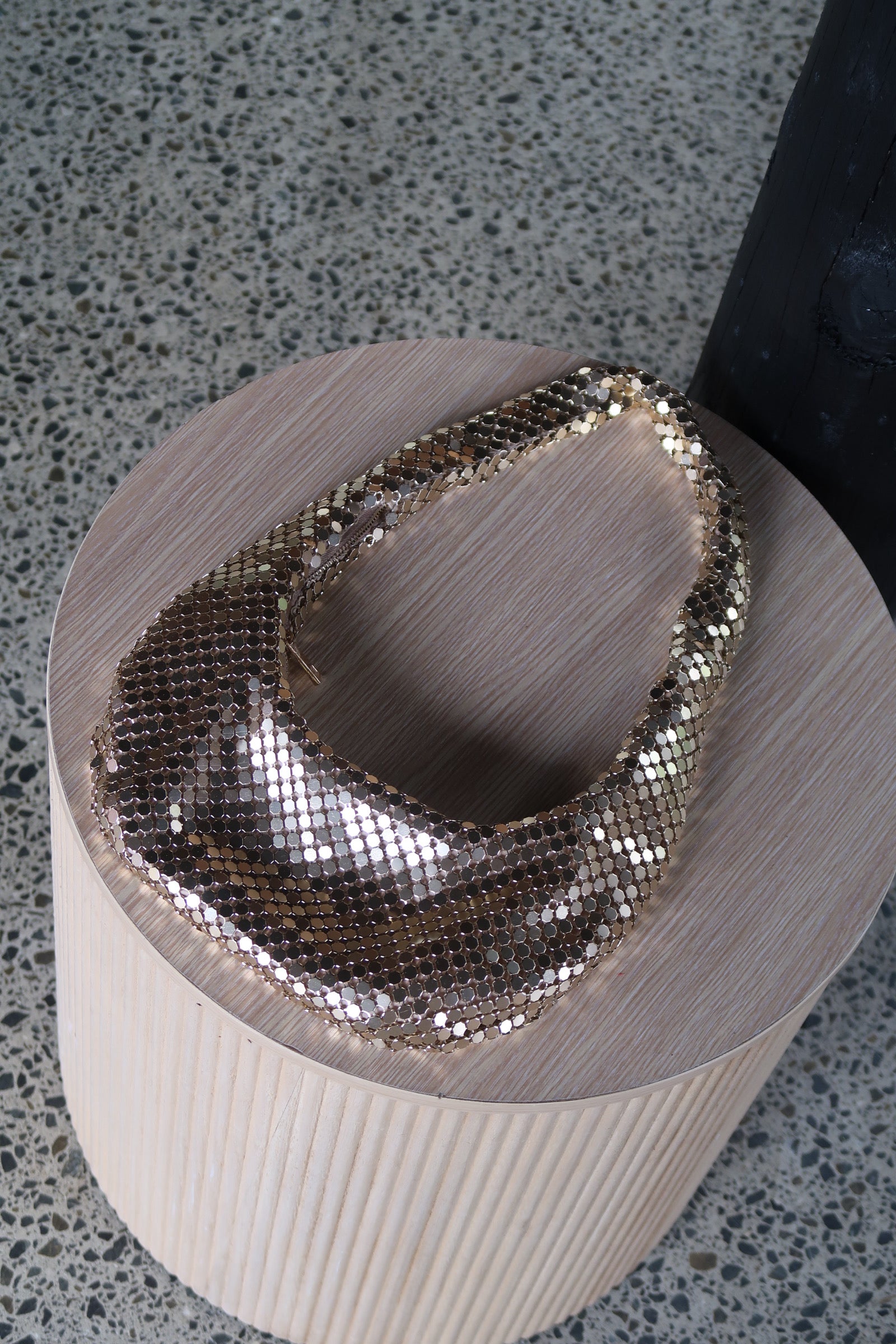 Zara - Gold Shoulder bag