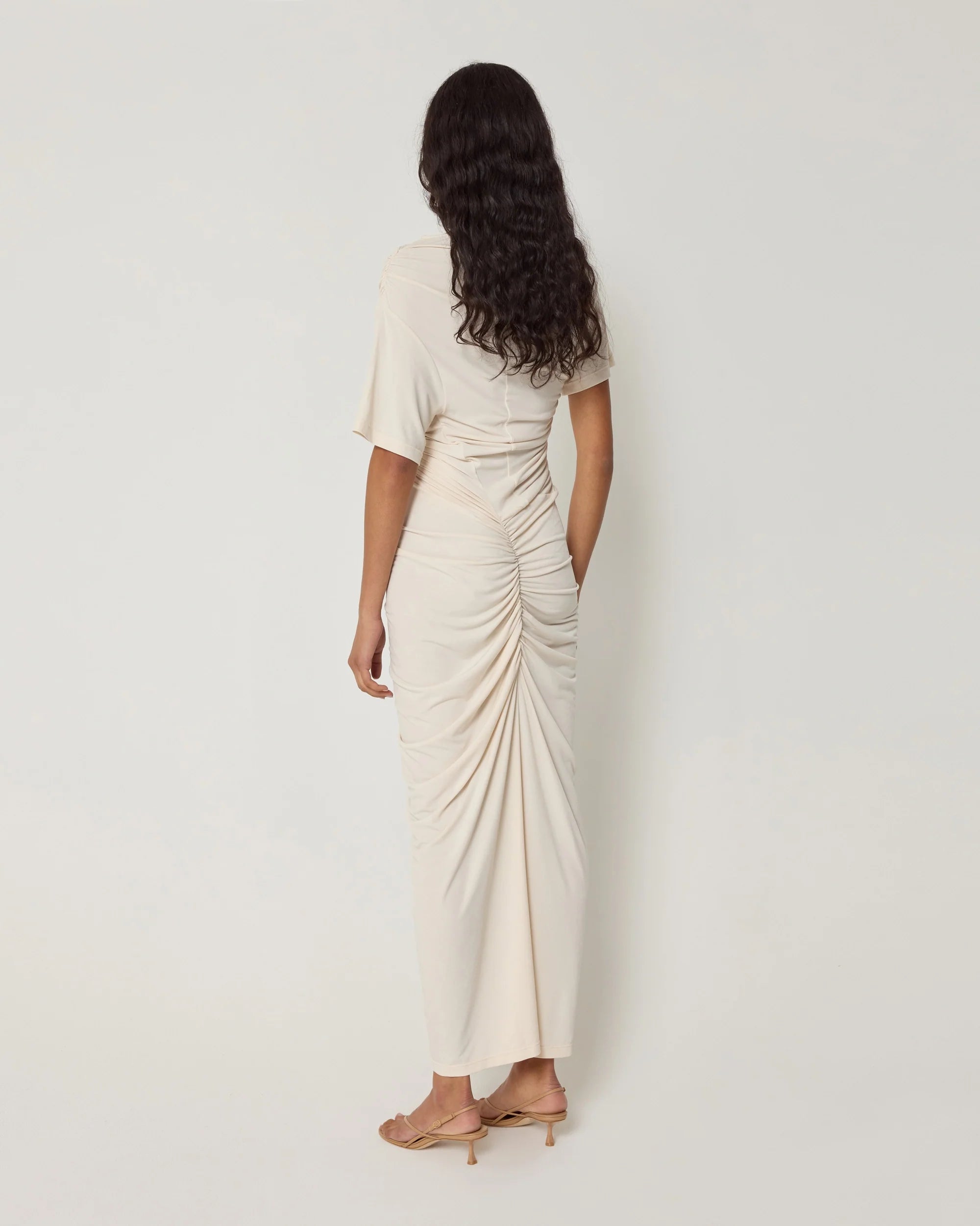 Asymmetrical Ruched Dress