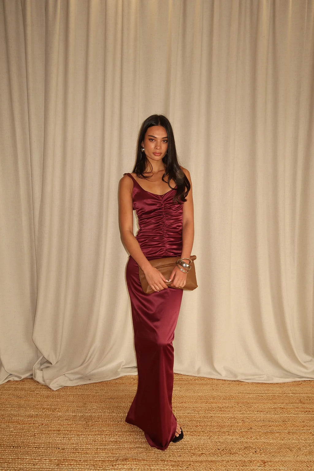 Atlein Gown - Plum