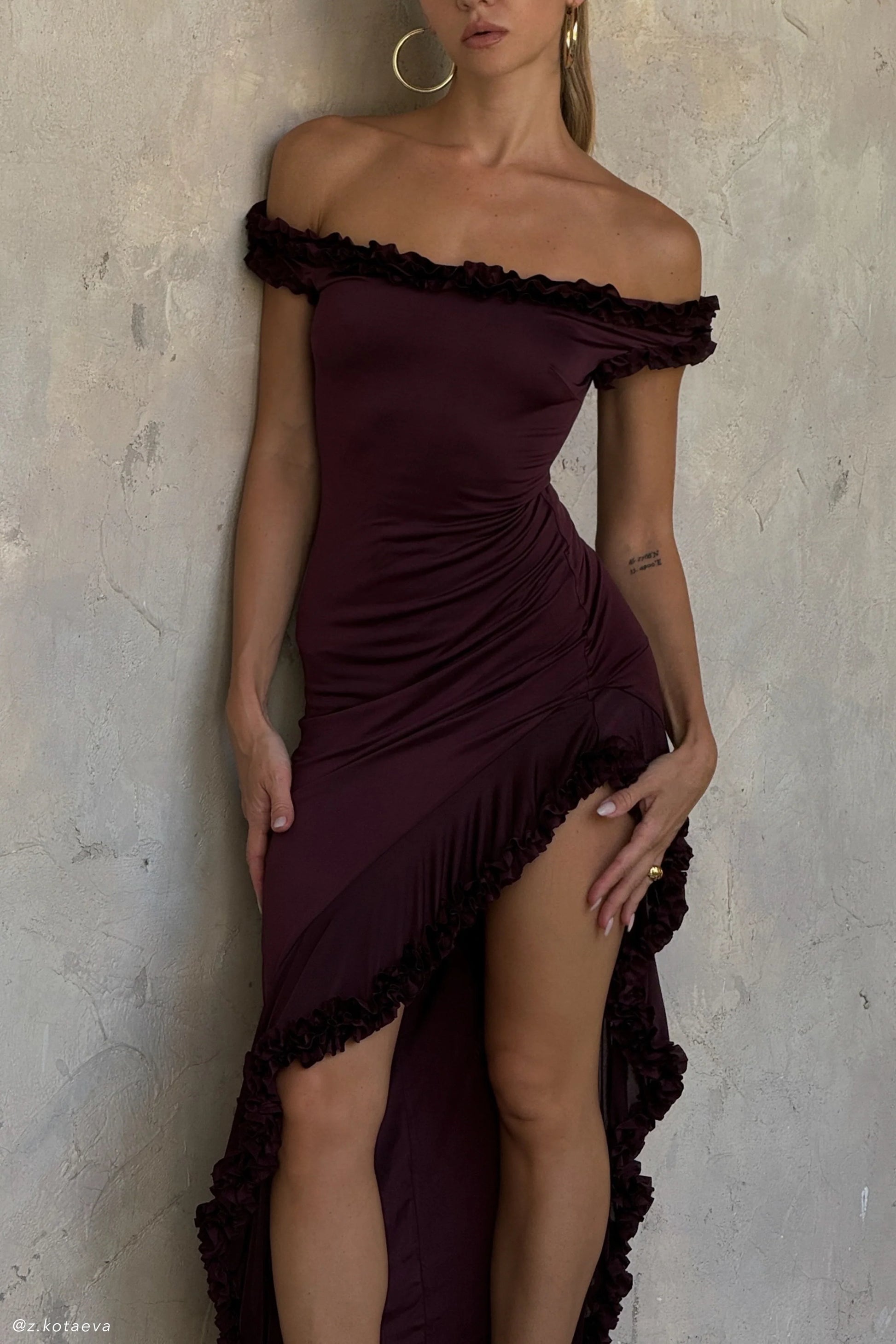 Arielle Off Shoulder Ruffle